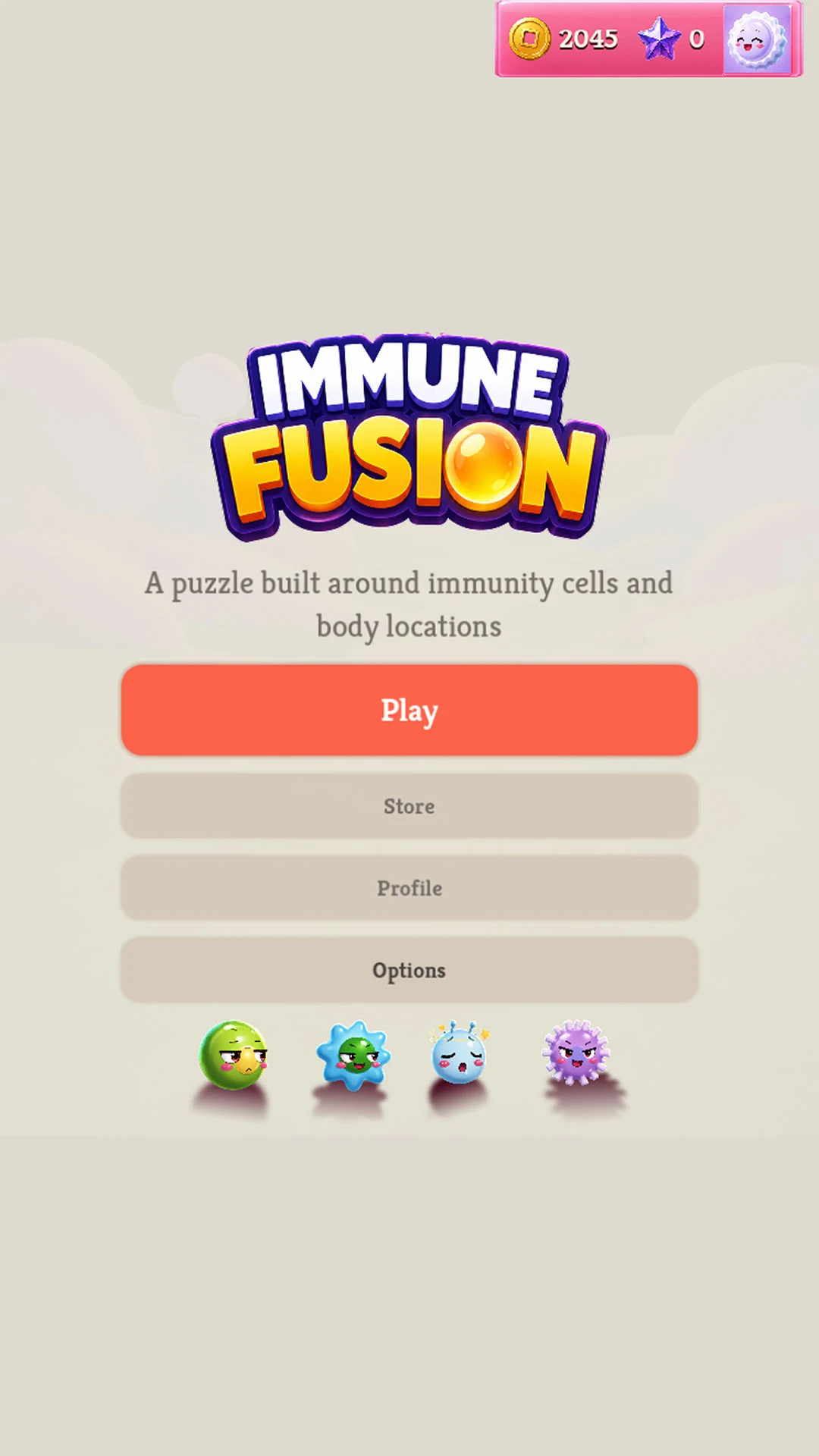 IMMUNE FUSION screenshot